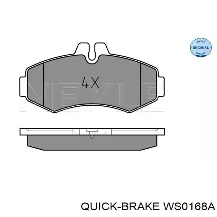 Купити WS0168A Quick Brake Датчик зносу гальмівних колодок