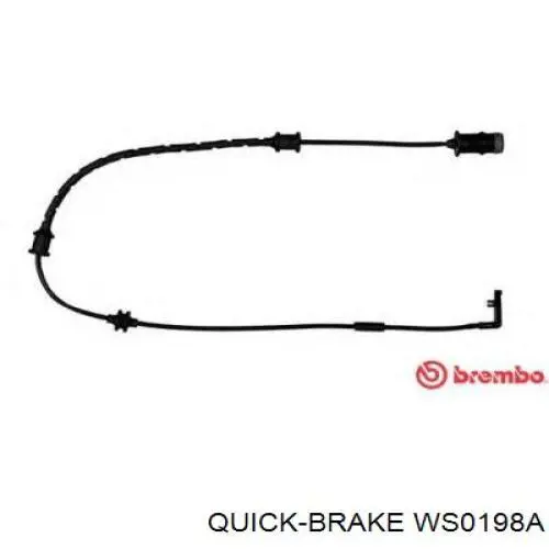 Сигналізатор знос гальмівних колодок Quick Brake WS0198A ціна, від 8.24 USD