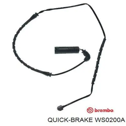 Датчик зносу гальмівних колодок, задній Quick Brake WS0200A ціна, від 5.75 USD