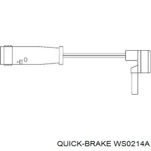 Купити WS0214A Quick Brake Датчик зносу гальмівних колодок, передній лівий