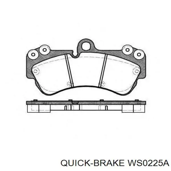 Датчик зносу гальмівних колодок, передній Quick Brake WS0225A ціна, від 6.16 USD