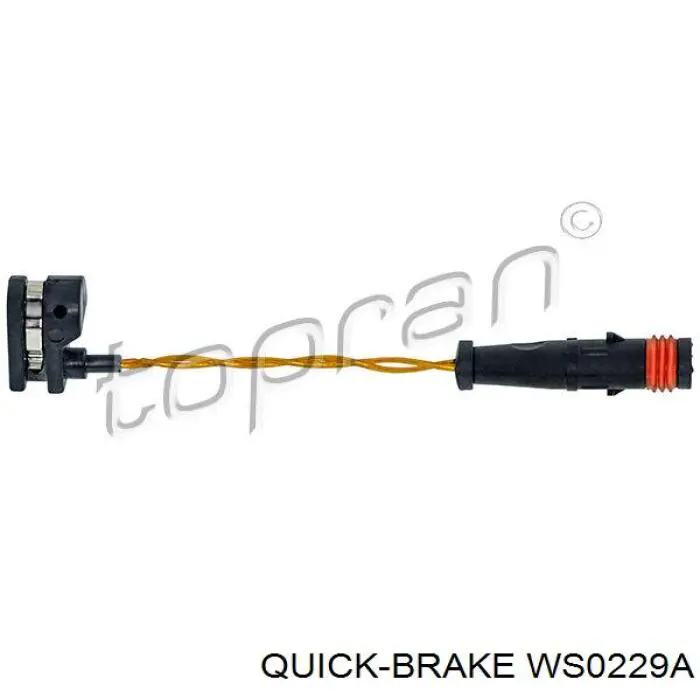 WS0229A Quick Brake датчик зносу гальмівних колодок, передній правий