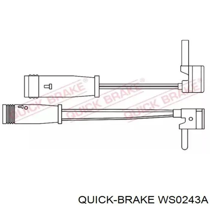 WS0243A Quick Brake Сигналізатор знос гальмівних колодок