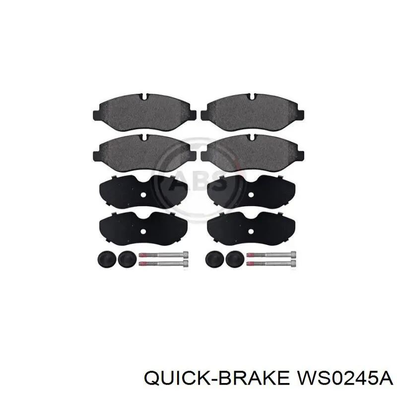 WS0245A Quick Brake датчик зносу гальмівних колодок, передній