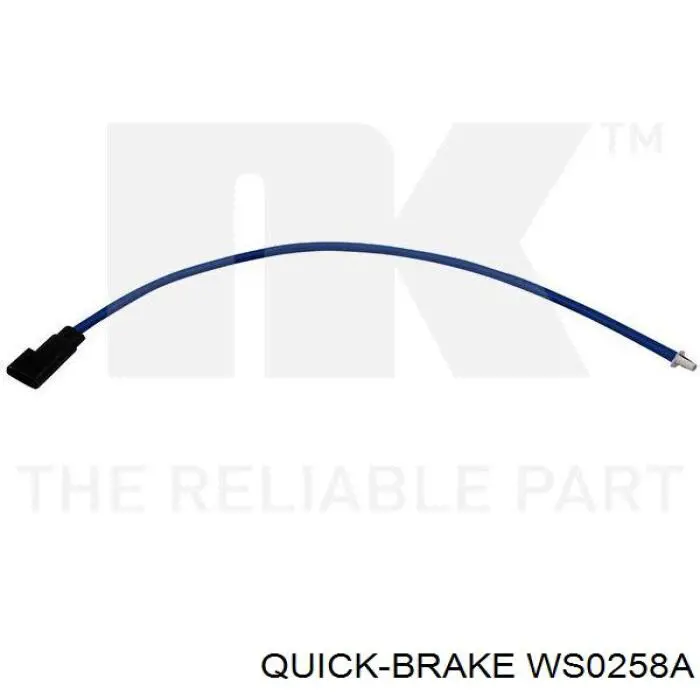 Датчик зносу гальмівних колодок, задній Quick Brake WS0258A ціна, від 4.27 USD