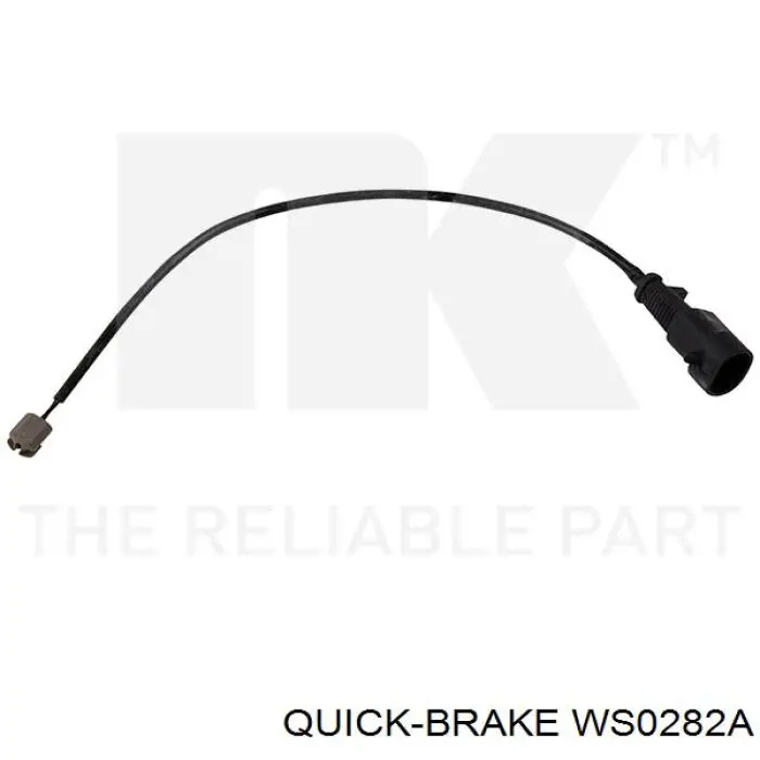 WS0282A Quick Brake датчик зносу гальмівних колодок, задній