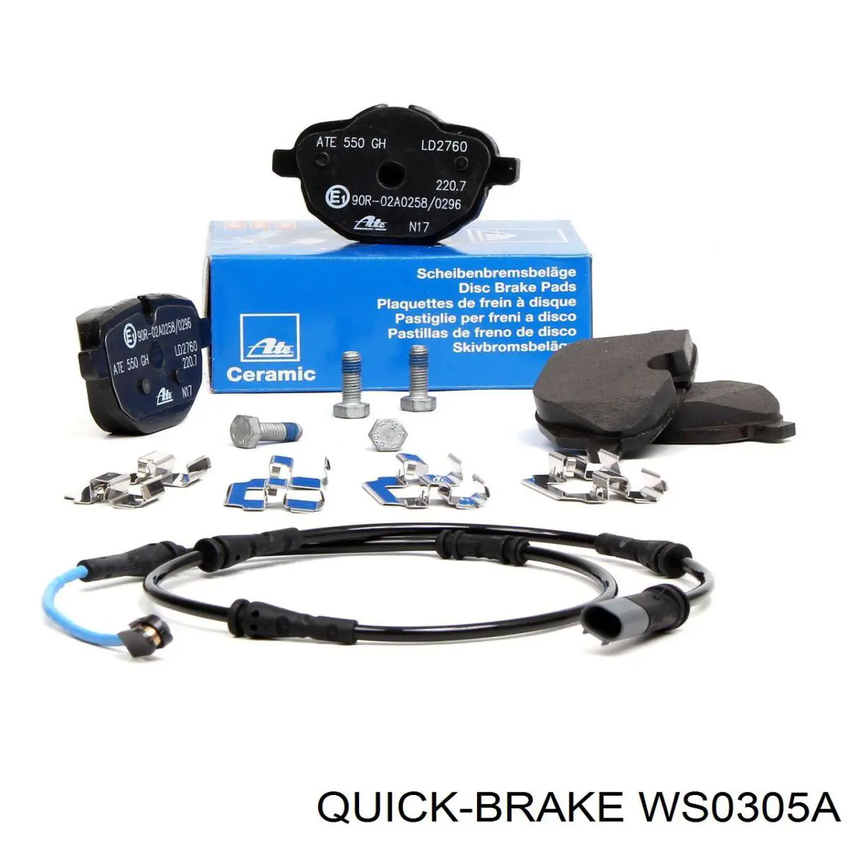 Датчик зносу гальмівних колодок, задній WS0305A Quick Brake