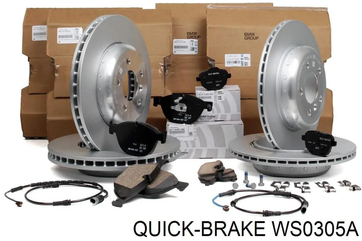 Датчик зносу гальмівних колодок, задній Quick Brake WS0305A