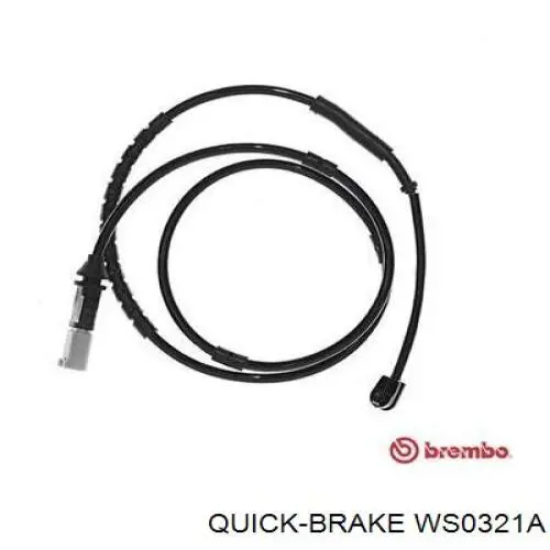 Купити WS0321A Quick Brake Датчик зносу гальмівних колодок, задній