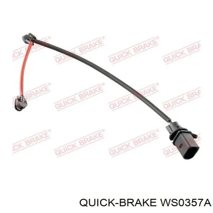Датчик зносу гальмівних колодок, передній лівий Quick Brake WS0357A ціна, від 4.04 USD