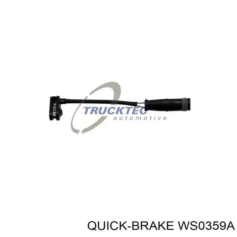 Датчик зносу гальмівних колодок, передній WS0359A Quick Brake