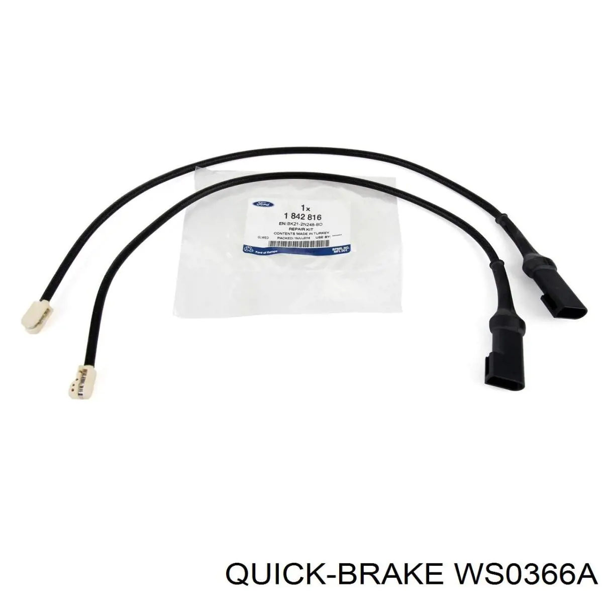 Купити WS0366A Quick Brake Датчик зносу гальмівних колодок, задній