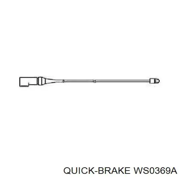 WS0369A Quick Brake Датчик зносу гальмівних колодок, задній