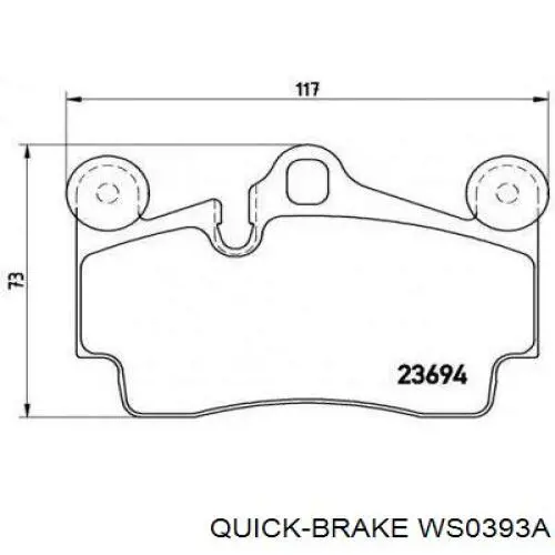 Датчик зносу гальмівних колодок, задній Brembo A00477