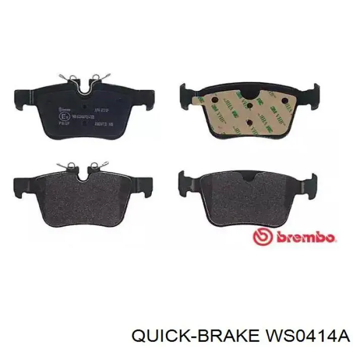 Датчик зносу гальмівних колодок, задній Quick Brake WS0414A ціна, від 13.07 USD