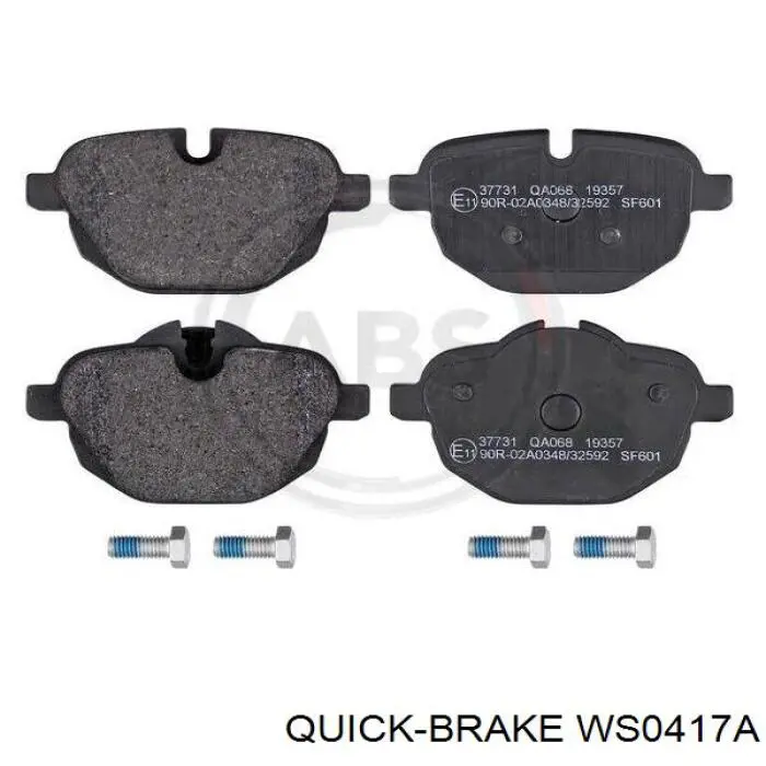 Датчик зносу гальмівних колодок, задній Quick Brake WS0417A ціна, від 11.53 USD