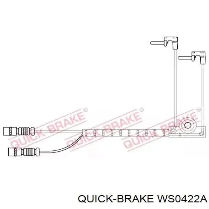 WS0422A Quick Brake Датчик зносу колодок