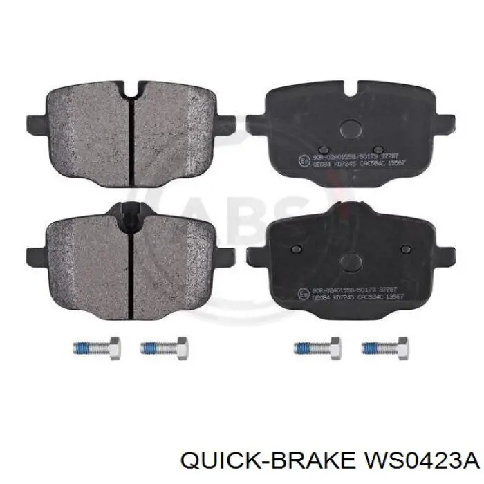 WS0423A Quick Brake Датчик зносу гальмівних колодок, задній