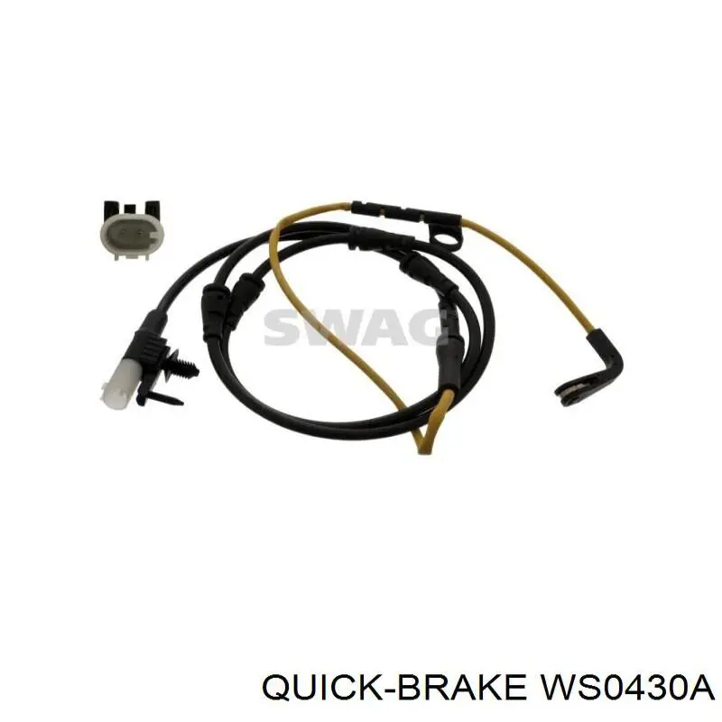 WS0430A Quick Brake Датчик зносу гальмівних колодок, задній правий