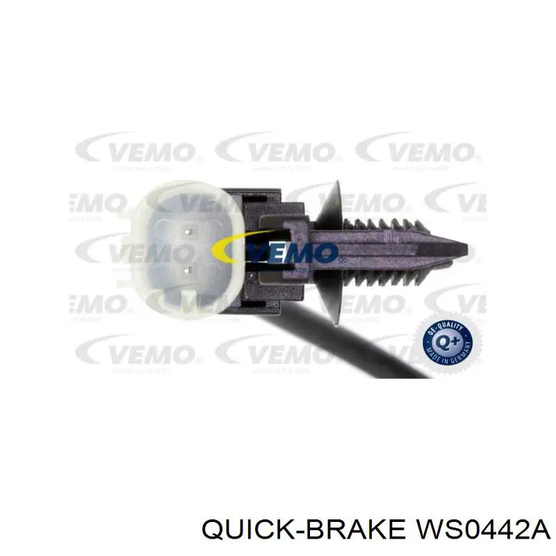 Датчик зносу гальмівних колодок, передній Quick Brake WS0442A ціна, від 9.84 USD