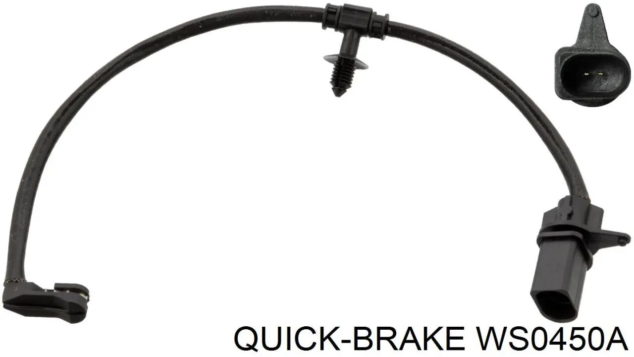 Купити WS0450A Quick Brake Датчик зносу гальмівних колодок, задній