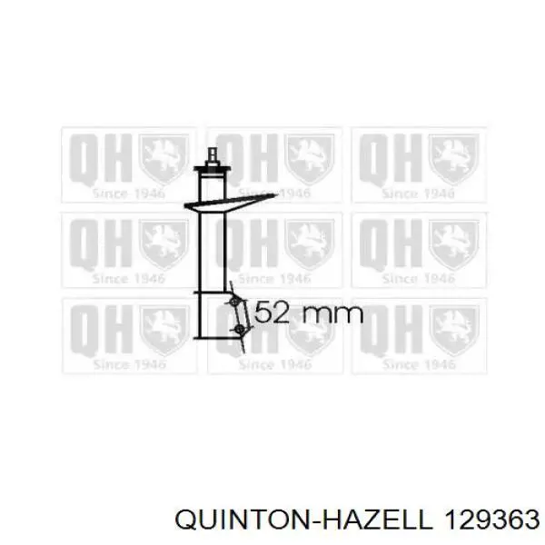 129363 QUINTON HAZELL амортизатор передній