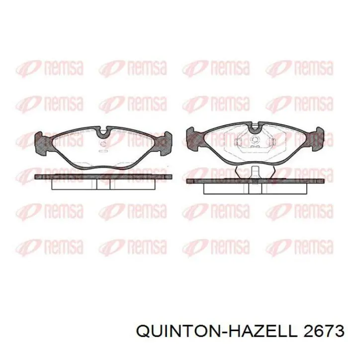 51343768 Pro-parts Передні гальмівні колодки