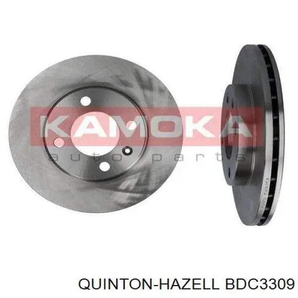 Диск переднього гальма QUINTON HAZELL BDC3309 ціна, від 21.04 USD