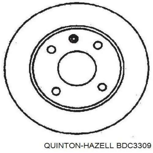 Купити BDC3309 QUINTON HAZELL Ротор гальмівний