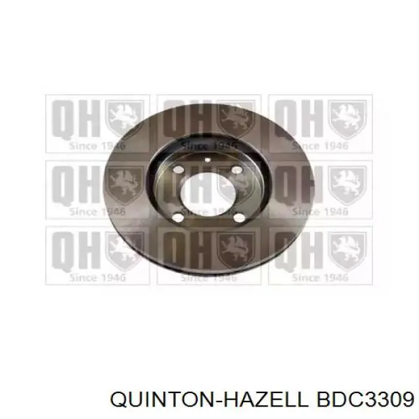 BDC3309 QUINTON HAZELL диск гальмівний передній