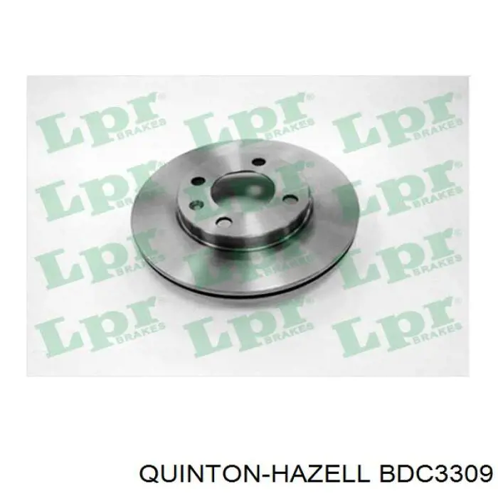 Диск переднього гальма QUINTON HAZELL BDC3309 ціна, від 21.04 USD