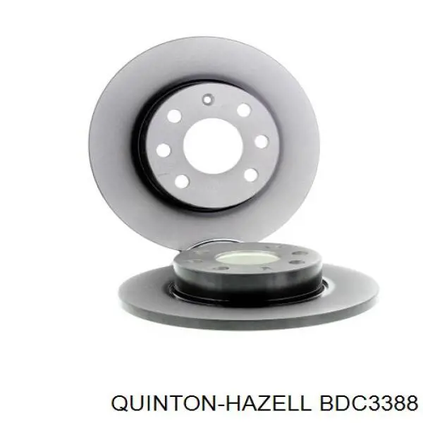 Диск переднього гальма QUINTON HAZELL BDC3388 ціна, від 21.24 USD