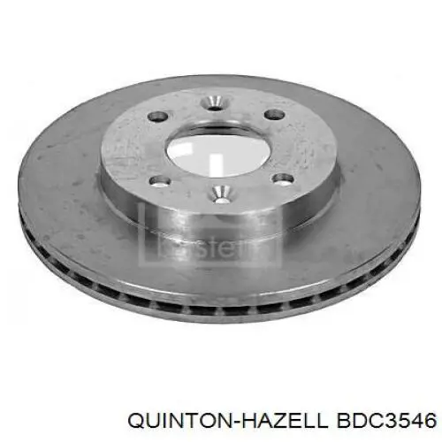 Гальмівні диски передні BDC3546 QUINTON HAZELL