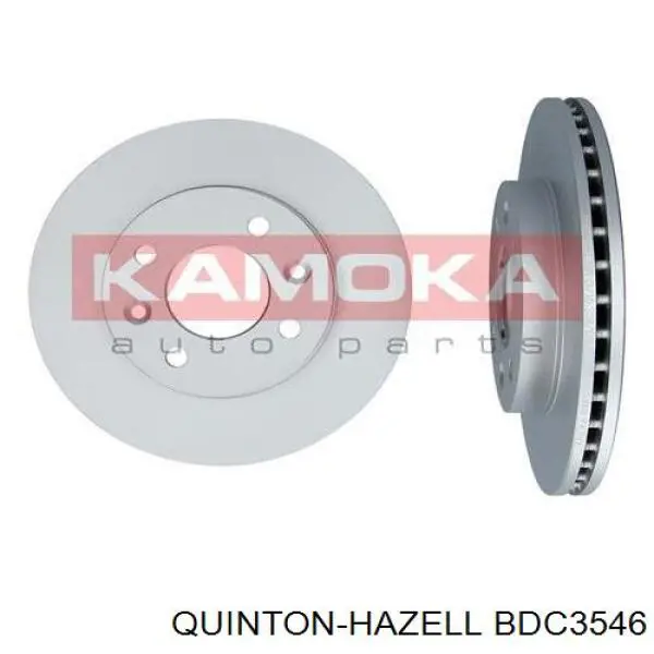 Диск гальмівний передній QUINTON HAZELL BDC3546