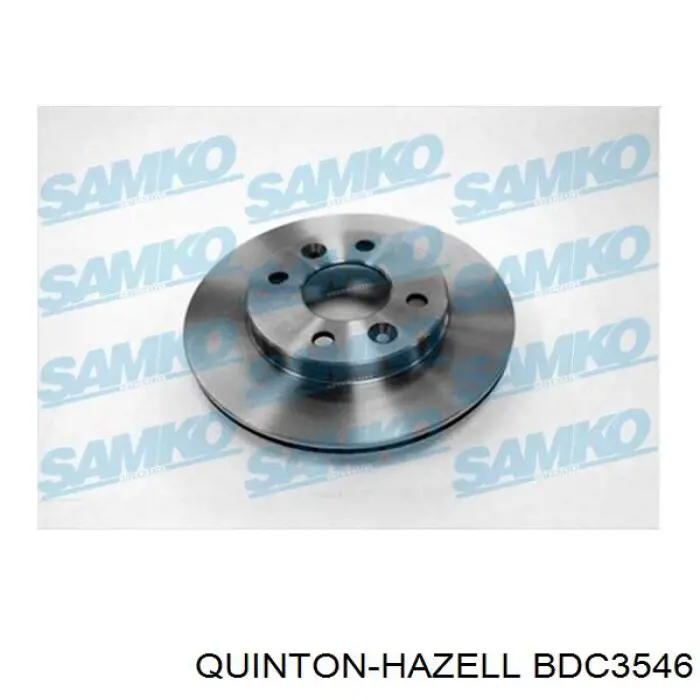 Диск переднього гальма QUINTON HAZELL BDC3546 ціна, від 20.28 USD