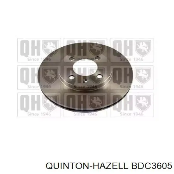 BDC3605 QUINTON HAZELL диск гальмівний передній