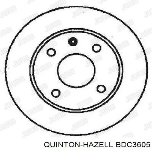 Купити BDC3605 QUINTON HAZELL Ротор гальмівний