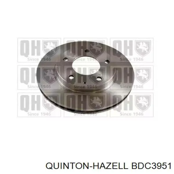 Диск гальмівний передній BDC3951 QUINTON HAZELL