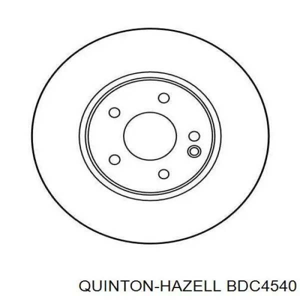 Купити BDC4540 QUINTON HAZELL Ротор гальмівний