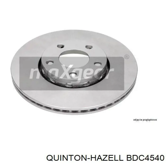 Диск переднього гальма QUINTON HAZELL BDC4540 ціна, від 45.64 USD