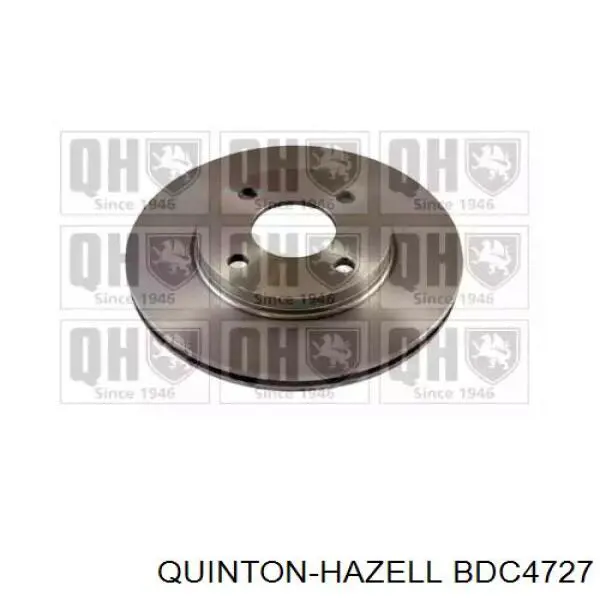 Диск гальмівний передній BDC4727 QUINTON HAZELL