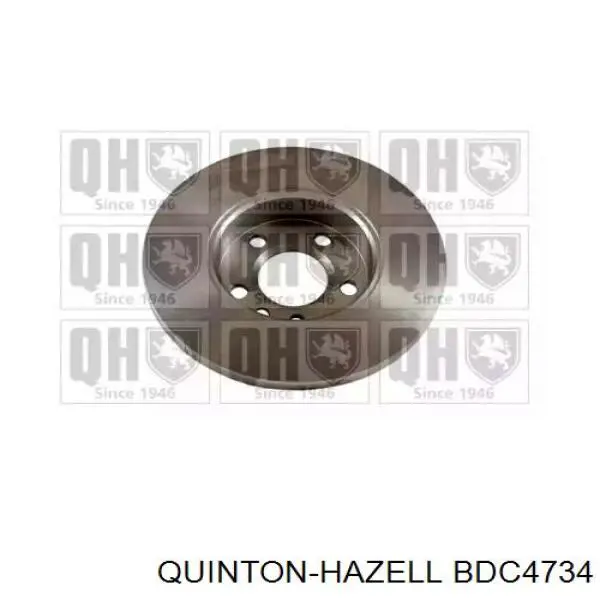 BDC4734 QUINTON HAZELL диск гальмівний передній