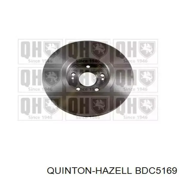BDC5169 QUINTON HAZELL диск гальмівний передній