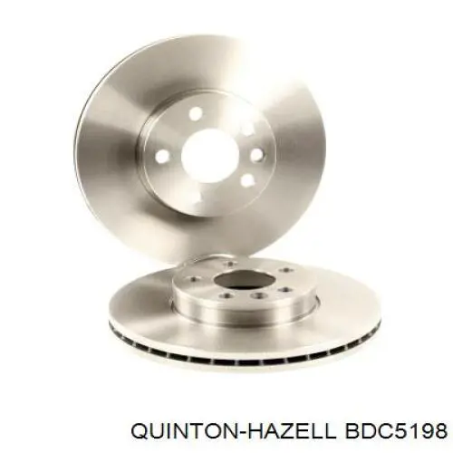 Гальмівні диски передні BDC5198 QUINTON HAZELL