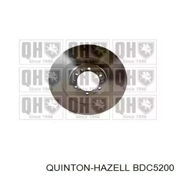 Диск гальмівний передній BDC5200 QUINTON HAZELL