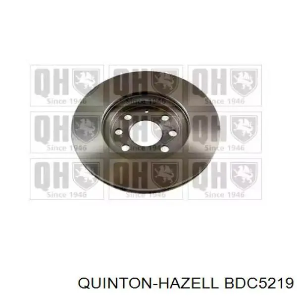 Диск гальмівний передній BDC5219 QUINTON HAZELL