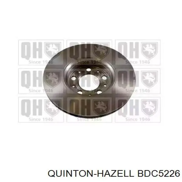 BDC5226 QUINTON HAZELL диск гальмівний передній