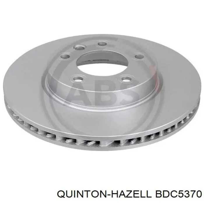 Диск гальмівний передній QUINTON HAZELL BDC5370
