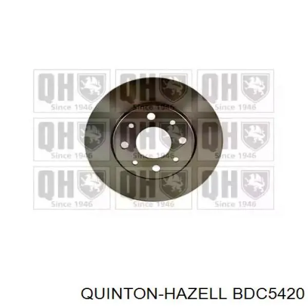 Диск гальмівний передній BDC5420 QUINTON HAZELL