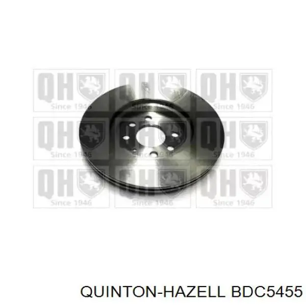 Диск переднього гальма QUINTON HAZELL BDC5455 ціна, від 41.71 USD